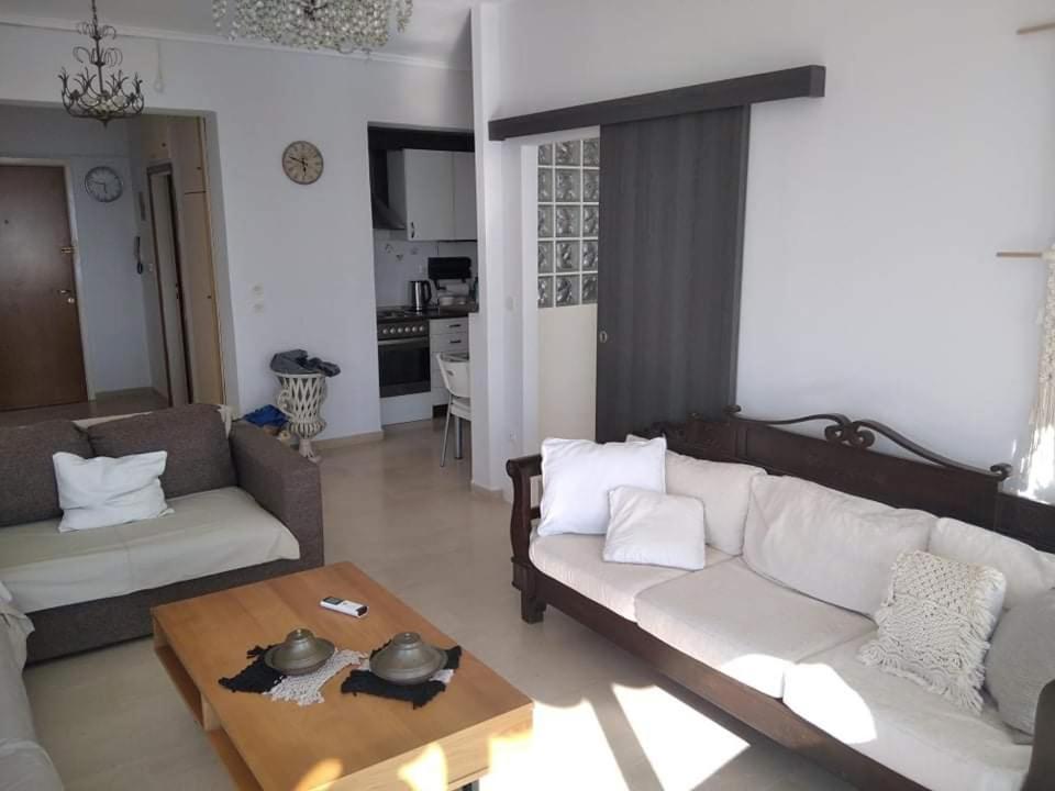 Super View Seafront Apartment Неа Миханиона Екстериор снимка